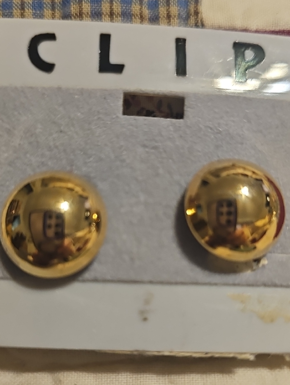 Gold Dome Stud Earrings - Classic Women's Jewelry